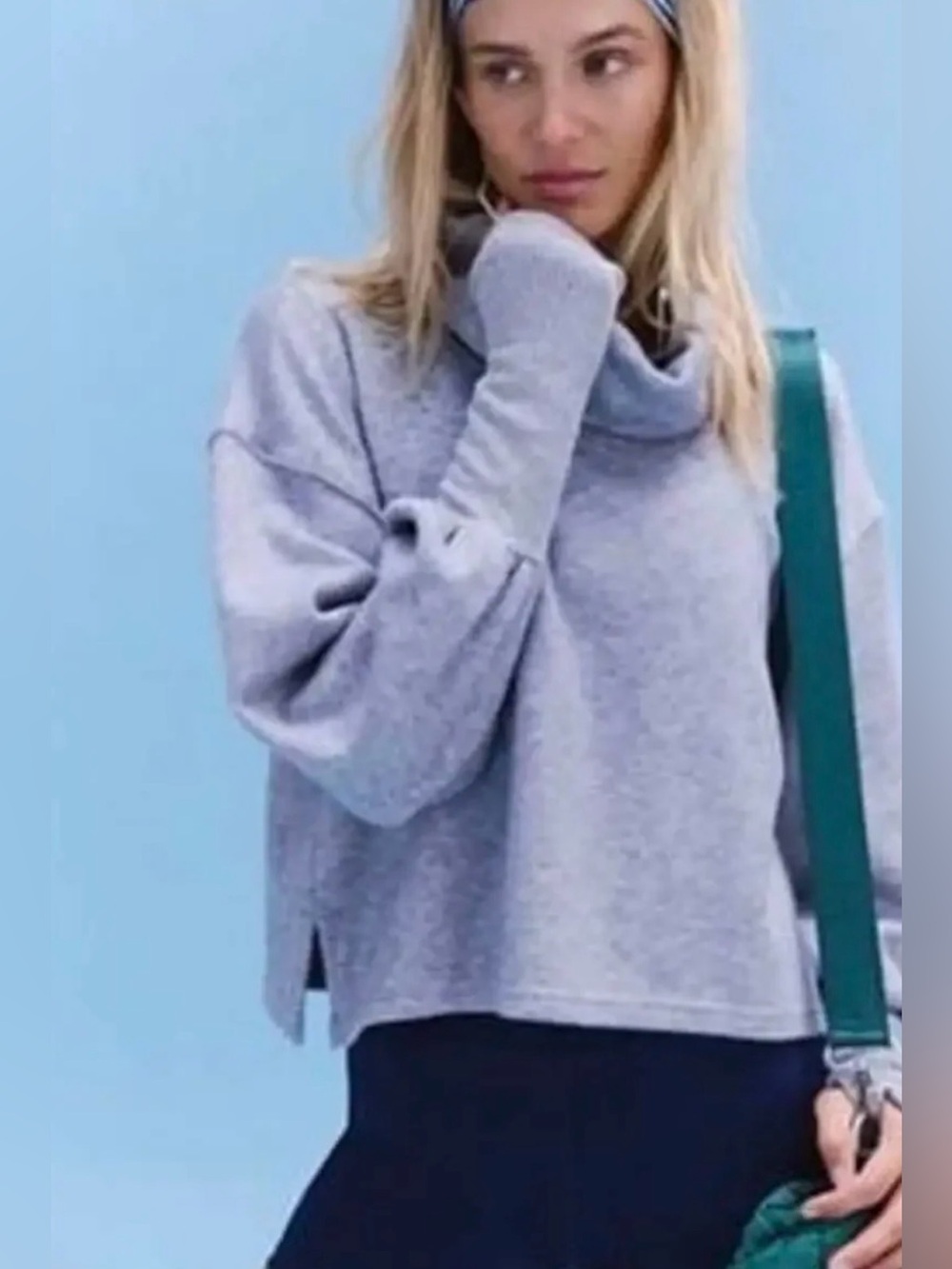 Free People Movement Ride It Out Cowl Neck Pullover